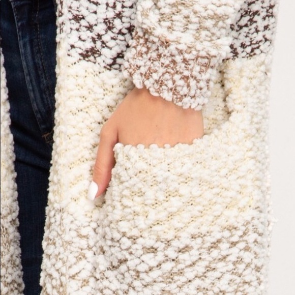 Long Colorblock Cardigan - Picture 4 of 5